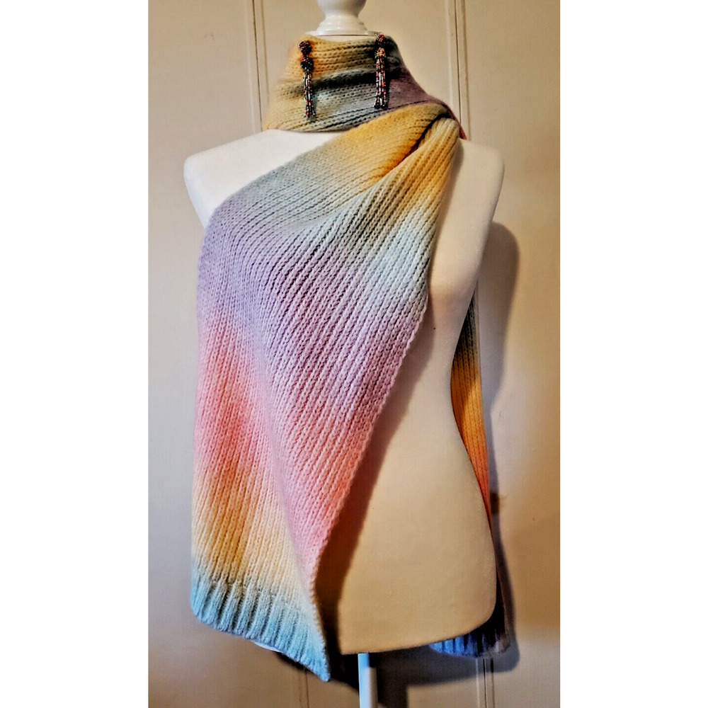 Juicy Couture Rainbow knitted Neck Scarf